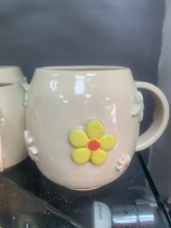 Hand made pottery cup