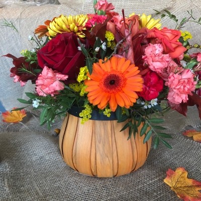 Pumpkin Hat Box