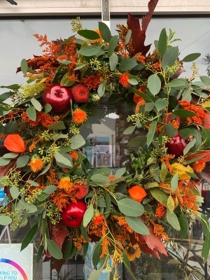 Fresh Autumn door  wreath