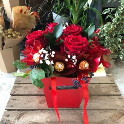 Sumptuous Red Chocolate Bouquet