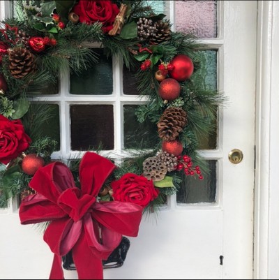 Christmas Wreath Bow