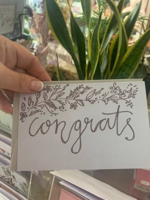 Congratulations card