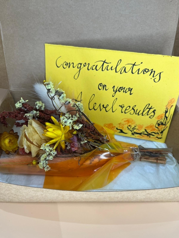 Congratulations on your A Level Results keepsake gift box