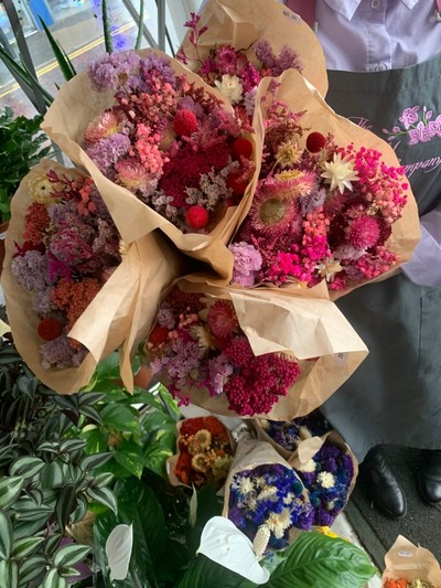 Dried posie pinks