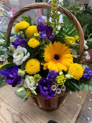 Easter flower basket