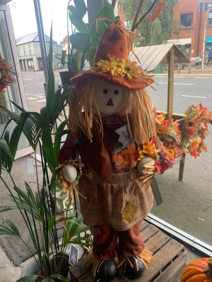 Mrs Worzel welcome sign scarecrow 90 cm