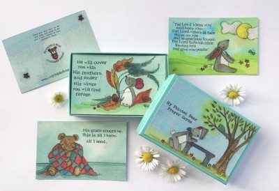 My Painted Bear Prayer Cards