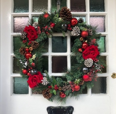 Red Rose Wreath