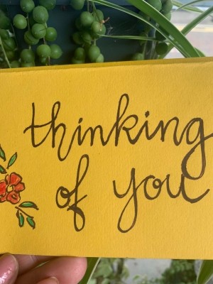 Thinking of you card