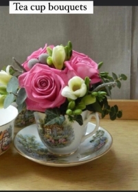 Tea Cup Bouquet