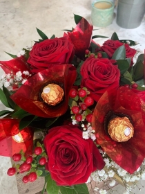 Sumptuous Red Chocolate Bouquet