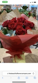 A Beautiful Dozen Red Roses