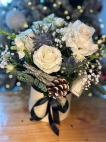 Christmas flower arrangement