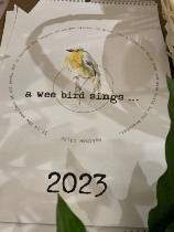 A wee bird sings calendar