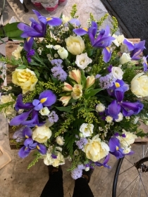 Beautiful spring tribute flowers