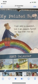 Calendar My painted bear 2023