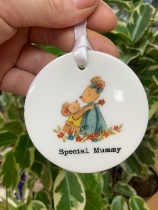 Ceramic hanging ornament for mum special mummy