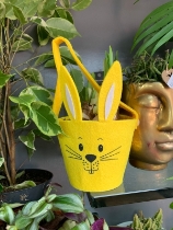 Easter bunny bulb basket