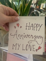 Happy anniversary card