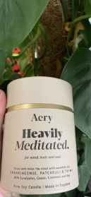 Heavily Meditated  Aery Aromatherapy candle