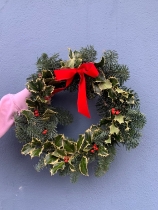 Holly wreaths