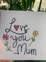 Love  you mum card