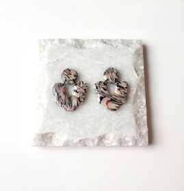 Marbled Nay and Clay earrings
