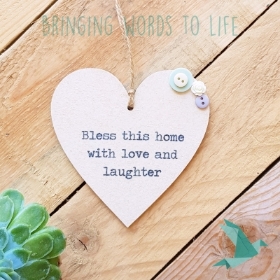 Paper Dove Bless this home Heart