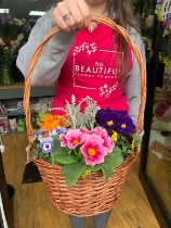 Spring Flower basket Large