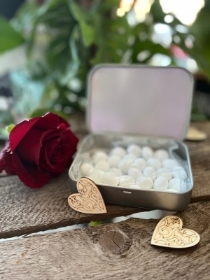 Travel Mint Sweets in keepsake tin
