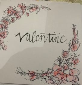 Valentine card original