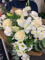 White flower bouquet