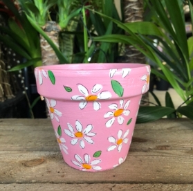 Yellow Daisy Pot